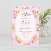 Invitation Floral (Debout devant)