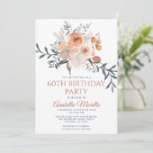 Invitation Floral 60e anniversaire (Debout devant)