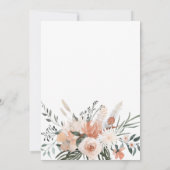 Invitation Floral 60e anniversaire (Dos)