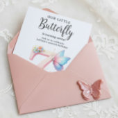 Invitation Floral 7ème papillon Anniversaire Printemps Jardin