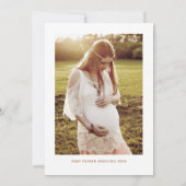 Invitation Floral Arch Terracotta Boho Baby shower photo (Dos)