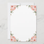 Invitation Floral Baby shower Tea Party (Dos)