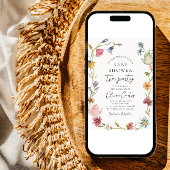 Invitation Floral Baby shower Tea Party