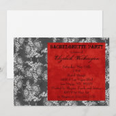 Invitation Floral Bachelorette Party (Devant / Derrière)