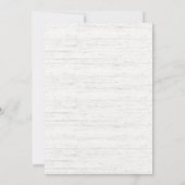 Invitation Floral Beach Driftwood Mariage (Dos)