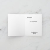 Invitation Floral Beige "Serez-Vous Ma Servante D'Accueil ?"  (Intérieur)