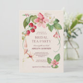 Invitation floral berry Wildflower Bridal Shower (Debout devant)