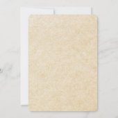 Invitation Floral Blanc Twinkle Petit Baby shower étoile (Dos)