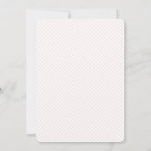 Invitation Floral Blush Mariage Suite rose | Vert (Dos)