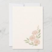 Invitation Floral Blush Pink Hydrangea Botanical Wedding Invi (Dos)