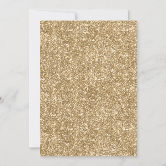 Invitation Floral Blush rose or Parties scintillant papillon  (Dos)