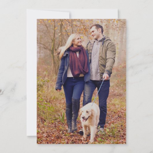 Invitation Floral Bohème Terracotta Fall Arch Mariage (Dos)