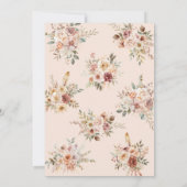 Invitation Floral Boho Baby in Bloom Baby shower (Dos)