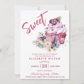 Invitation Floral boho de pouce moderne (Devant)