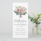 Invitation Floral Boho Funeral Digital Evite (Debout devant)