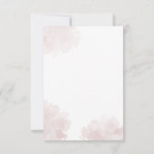 Invitation Floral Botanical Pastel 60e fête d'anniversaire (Dos)