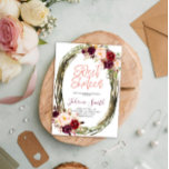 Invitation Floral Bourgogne Sweet sixteen rose 16e anniversai<br><div class="desc">Faites de votre Sweet sixteen une fête à de nouveaux sommets d'élégance avec notre Floral Burgundy Pink Sweet sixteen Invitation du 16e anniversaire. Rayonnant avec les teintes vibrantes du bordeaux et du rose, cette invitation capte l'essence du raffinement et du charme jeune. Délicatement orné d'une floraison d'accents floraux, il donne...</div>