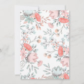 Invitation Floral Brithday Party Vintage (Dos)