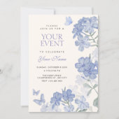 Invitation Floral butterflies (Devant)
