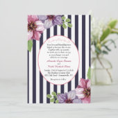 Invitation Floral Cameo (Debout devant)