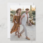 Invitation Floral Célébrant Leur Amour Couples Douche Photo (Dos)