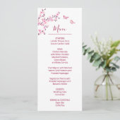 Invitation Floral Cherry Blossom Pink White Wedding    (Debout devant)