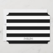 Invitation Floral Chic Baby shower / Champagne (Dos)