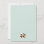 Invitation Floral Chic Gold Frame (Dos)
