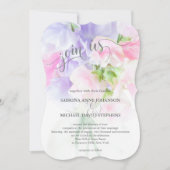 INVITATION FLORAL CHIC MARIAGE POIS DOUX (Devant)