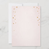 Invitation Floral Citrouille Automne Automne Gold Rose Annive (Dos)