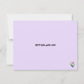 Invitation Floral Cityscape 50 Anniversaire Mariage Invitatio (Dos)