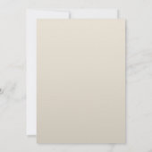 Invitation Floral Coffee Crème élégant Butterfly boho Mariage (Dos)