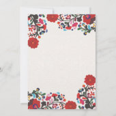 Invitation Floral Colorful Botanical Flowers Spanish Wedding (Dos)