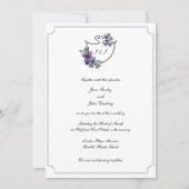 Invitation Floral Crest (Devant)