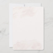 Invitation Floral cross beige baptism (Dos)