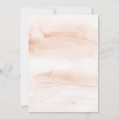 Invitation Floral d'abricot en fleurs | (Dos)