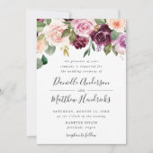 Invitation Floral de Moody| Mariage (Devant)