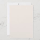 Invitation Floral de terre cuite moderne | Mariage des fleurs (Dos)