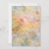 Invitation Floral de tournesol rustique avec Mariage de cadre (Dos)