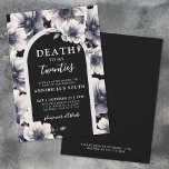 Invitation Floral Death To My Youth 30th Birthday<br><div class="desc">Mort à ma vingtaine 30e invitation anniversaire. Célébrez de laisser votre vingtaine derrière vous avec cette invitation d'anniversaire ludique et d'inspiration gothique. Parfait pour les fêtes d'Halloween ou toute fête amusante et sarcastique toute l'année, ce design mêle élégance sombre et humour moderne. Un peu de jeu sur l'ambiance classique "au-dessus...</div>