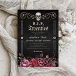 Invitation Floral Death to my Youth RIP 20s 30e anniversaire<br><div class="desc">Dites adieu aux années 20 rugissantes avec notre florale 'Mort à ma jeunesse' RIP 30th Birthday Invitation. Ce design unique et pointu allie des éléments floraux à une touche de nostalgie, ce qui en fait le choix idéal pour offrir des adieu à l'ère de la jeunesse. Entièrement personnalisable pour une...</div>