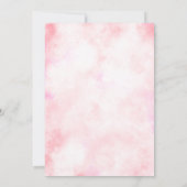 Invitation Floral d'été du printemps | FÊTE DES MARIÉES (Dos)