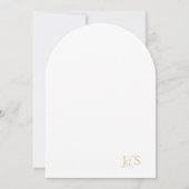 Invitation Floral Drama Mariage Blue Arch ID1022 (Dos)