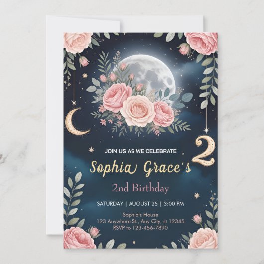 Invitation Floral Dreams for Two (Devant)