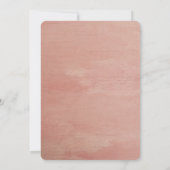 Invitation Floral Dusty Rose Fête des Mères Brunch (Dos)