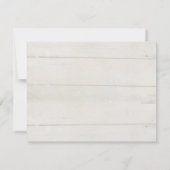 Invitation Floral Dusty Rose Pays Chic Bois Bleu Détails (Dos)