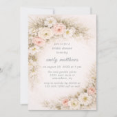 Invitation Floral Editorial Bouquet Bridal Shower (Devant)