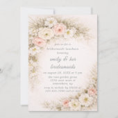 Invitation Floral Editorial Bouquet Bridesmaids Luncheon (Devant)