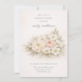 Invitation Floral Editorial Bouquet Brunch and Bubbly (Devant)
