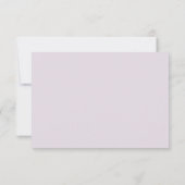 Invitation Floral Elegant Fleur sauvage Blush Rose Wedding RS (Dos)
